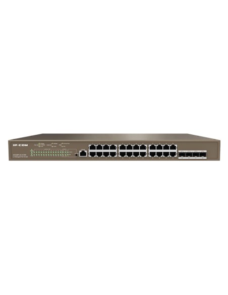 G5328P-24-410W switch Gestionado L3 Gigabit Ethernet (10/100/1000) Energía sobre Ethernet (PoE) 1U Negro