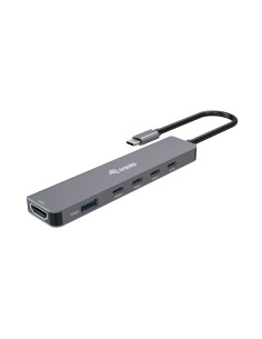 133500 base para portátil y replicador de puertos Alámbrico USB 3.2 Gen 1 (3.1 Gen 1) Type-C Gris