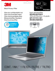 Filtro de privacidad de para ordenadores personales con pantalla panorámica de 12,1" (16:10) 2