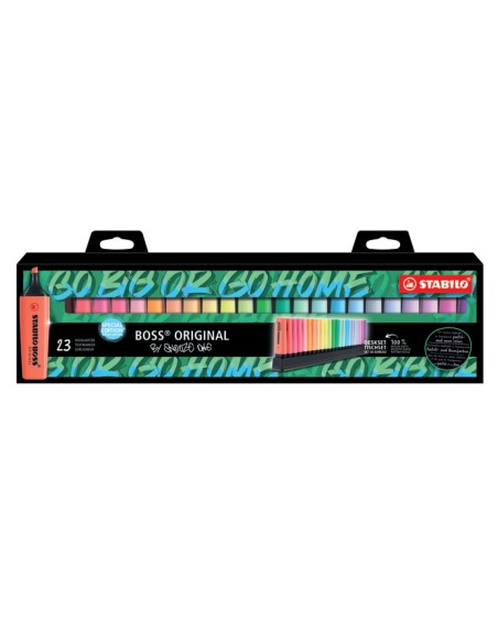 BOSS ORIGINAL marcador 23 pieza(s) Punta de cincel Multicolor