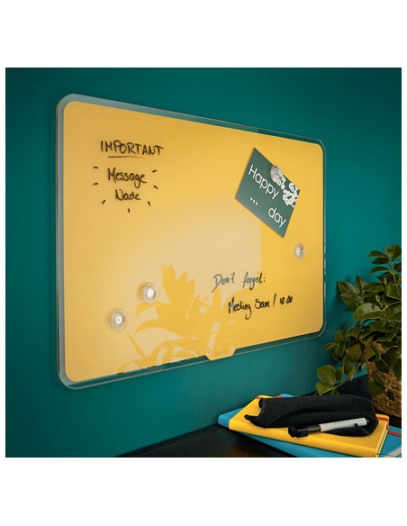 70420019 pizarrón blanco 600 x 400 mm Vidrio Magnético