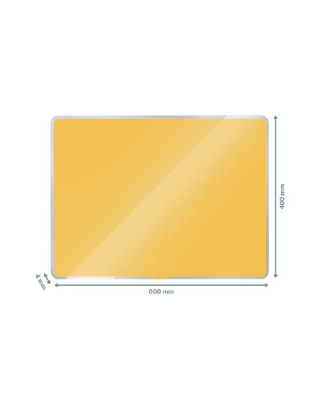 70420019 pizarrón blanco 600 x 400 mm Vidrio Magnético