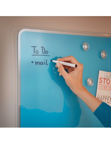 70420061 pizarrón blanco 600 x 400 mm Vidrio Magnético