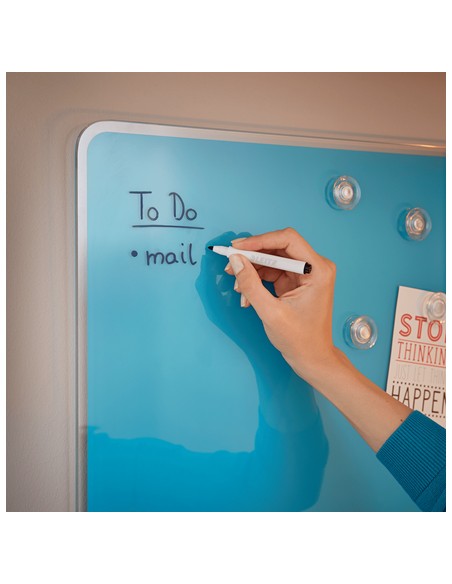 70420061 pizarrón blanco 600 x 400 mm Vidrio Magnético