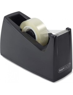 Portarrollos sobremesa rapesco 300 base antideslizante para cinta 33mx19mm