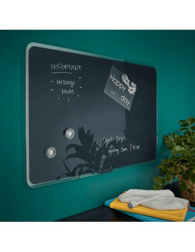 70420089 pizarrón blanco 600 x 400 mm Vidrio Magnético