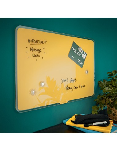 70430019 pizarrón blanco 800 x 600 mm Vidrio Magnético