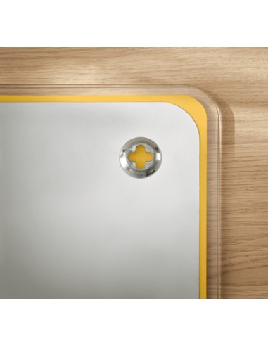 70440019 pizarrón blanco 450 x 450 mm Vidrio Magnético