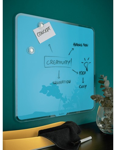 70440061 pizarrón blanco 450 x 450 mm Vidrio Magnético