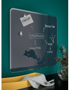 70440089 pizarrón blanco 450 x 450 mm Vidrio Magnético 2