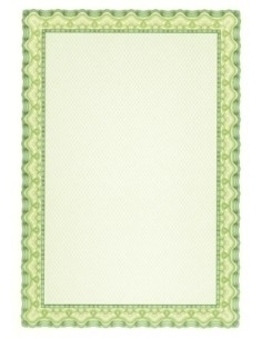 PAPEL DIPLOMA A4 APLI 115g 10h VERDE ESM