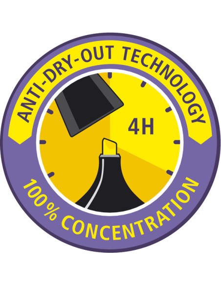 Luminator marcador 1 pieza(s) Punta de cincel Naranja