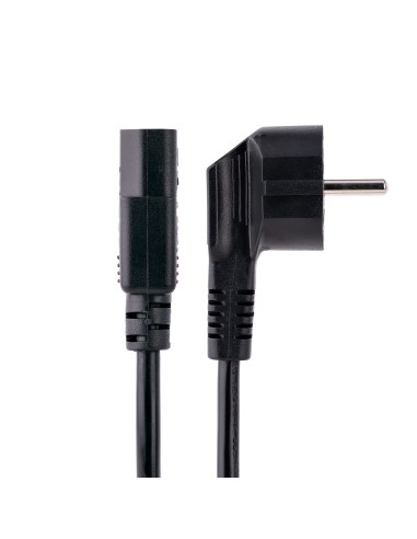 Cable de 3m (10 pies) de Alimentación para Ordenador, 18AWG, UE Schuko a C13, 250V 10A, Cable de Corriente, Cable de Fuente de 