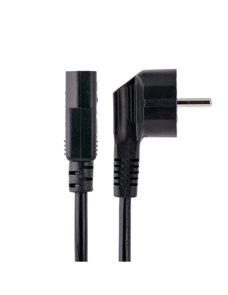 Cable de 3m (10 pies) de Alimentación para Ordenador, 18AWG, UE Schuko a C13, 250V 10A, Cable de Corriente, Cable de Fuente de 