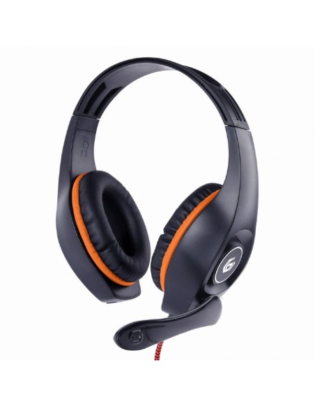 GHS-05-O auricular y casco Auriculares Alámbrico Diadema Juego Negro, Naranja