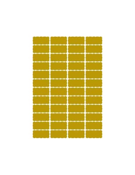 TICO ETIQUET.PAPEL SATINADO ORO GL4-4521