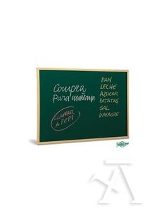 PIZARRA VERDE 60X90CM CON MARCO DE PINO FAIBO