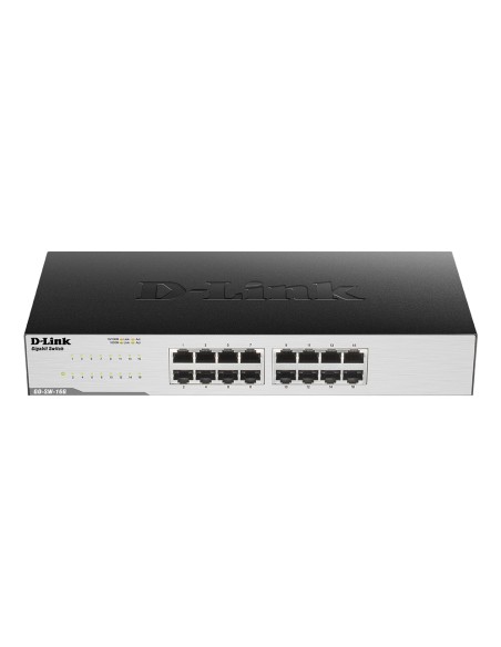 GO-SW-16G switch No administrado Gigabit Ethernet (10/100/1000) Negro
