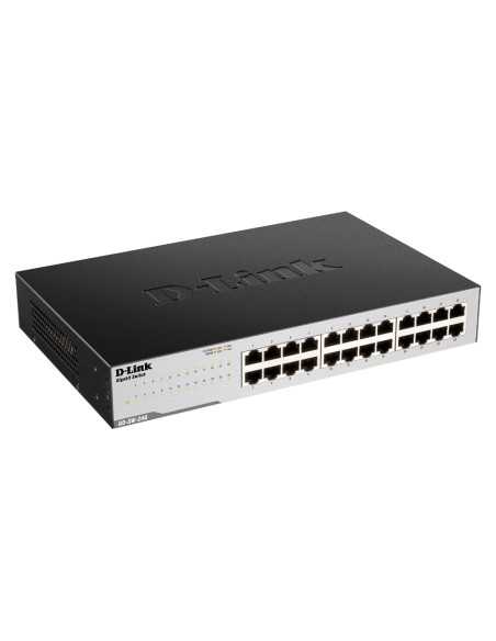 GO-SW-24G switch No administrado Gigabit Ethernet (10/100/1000) Negro