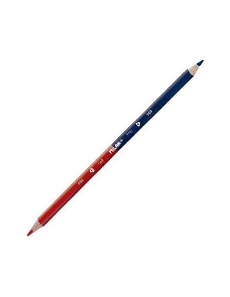 C 12 LAPIZ BICOLOR TRIANGULAR ROJO AZUL 036 MILAN C 12 LAPIZ BICOLOR TRIANGULAR ROJO AZUL 036 MILAN