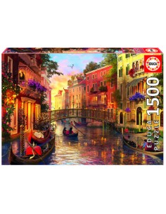 Atardecer en Venecia puzzle 1500 piezas