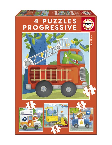 Patrulla de rescate 4 puzzles progresivos 691216 piezas