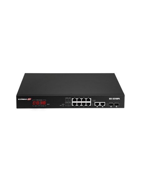 GS-5210PL switch Gestionado Gigabit Ethernet (10/100/1000) Negro