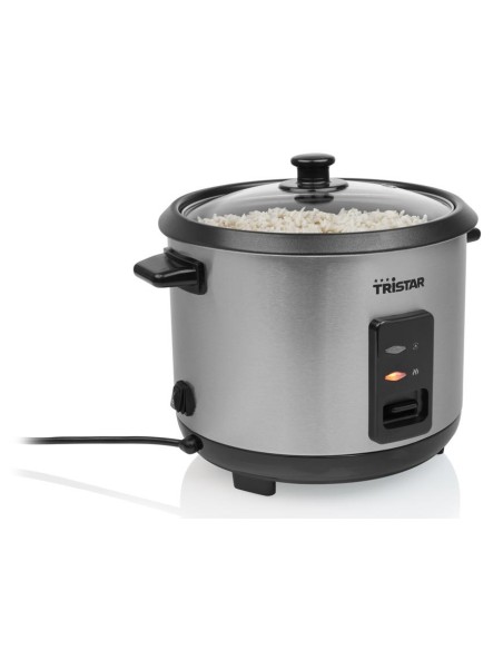 RK-6147 arrocera 1,5 L 500 W Negro, Plata