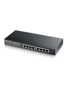 GS1900-8HP Gestionado L2 Gigabit Ethernet (10/100/1000) Energía sobre Ethernet (PoE) Negro