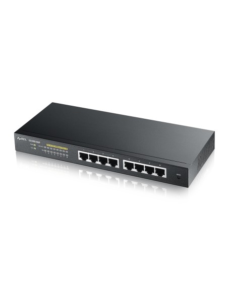 GS1900-8HP Gestionado L2 Gigabit Ethernet (10/100/1000) Energía sobre Ethernet (PoE) Negro