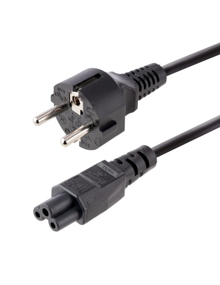 Cable de 3m de Alimentación de Repuesto para Ordenador Portátil, EU Schuko a C5, 2,5A 250V, 18AWG, para Cargador de Portátiles,