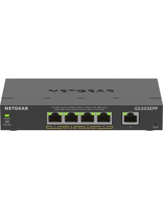 5-Port Gigabit Ethernet High-Power PoE+ Plus Switch (GS305EPP) Gestionado L2/L3 Gigabit Ethernet (10/100/1000) Energía sobre Eth