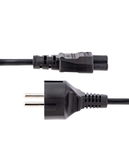 Cable de 3m de Alimentación de Repuesto para Ordenador Portátil, EU Schuko a C5, 2,5A 250V, 18AWG, para Cargador de Portátiles,