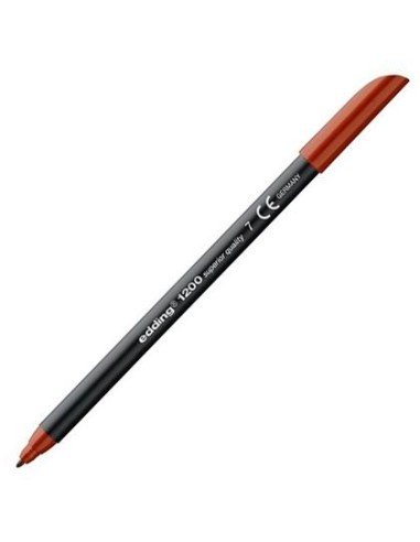 ROTULADOR EDDING 1200 1MM MARRON - Pack de 10 unidades - 1200-07
