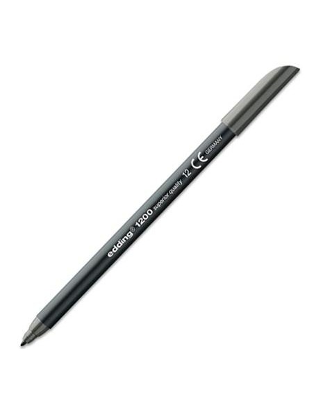 ROTULADOR EDDING 1200 GRIS 1MM - Pack de 10 unidades - 1200-12