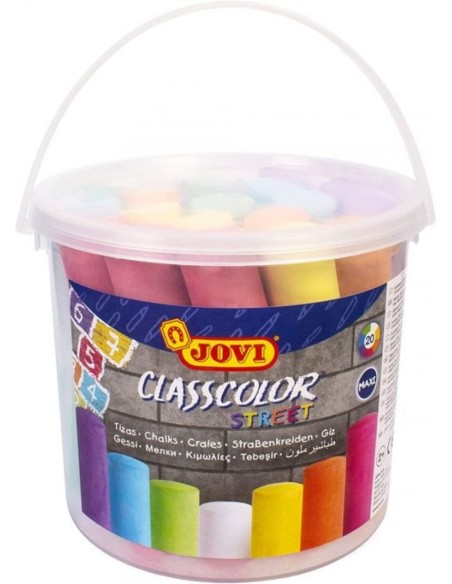 BOTE 20 TIZAS MAXI CLASSCOLOR STREET COLORES SURTIDOS