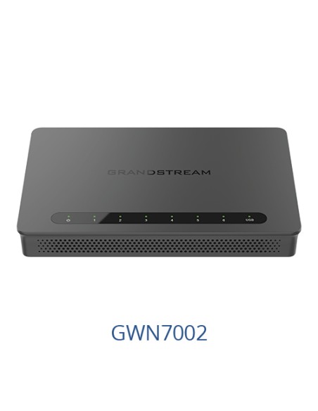 GWN7002 router 2.5 Gigabit Ethernet, Gigabit Ethernet Negro