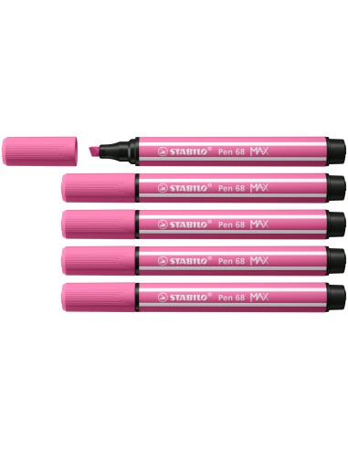 Pen 68 MAX rotulador Rosa 5 pieza(s)