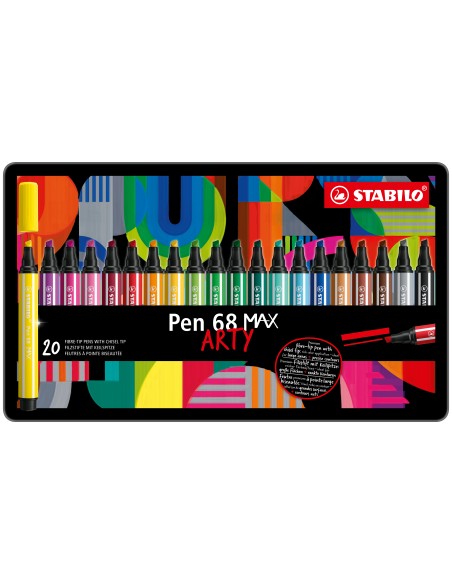 Pen 68 MAX rotulador Colores surtidos 20 pieza(s)