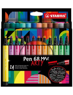 Pen 68 MAX rotulador Colores surtidos 24 pieza(s)