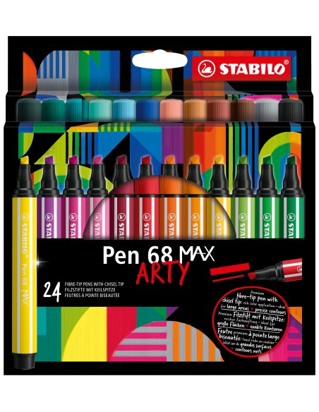 Pen 68 MAX rotulador Colores surtidos 24 pieza(s)