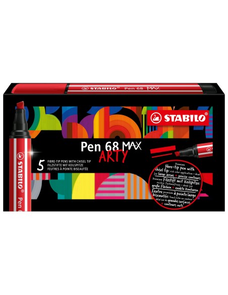 Pen 68 MAX rotulador Naranja 5 pieza(s)