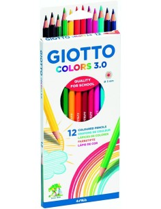 Estuche 12 lapices colores giotto colors 30