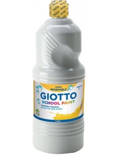 Bote tempera escolar Giotto 500ml blanco
