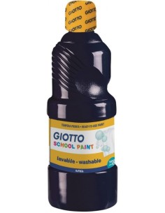 Bote tempera escolar Giotto 500ml negro