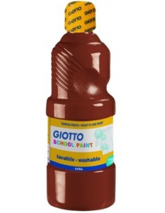 Bote tempera escolar Giotto 500ml marron