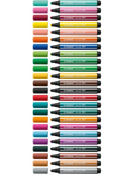 Pen 68 MAX rotulador Verde claro 5 pieza(s)