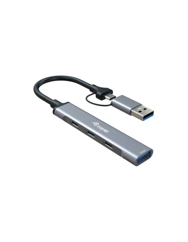 128969 hub de interfaz USB 3.2 Gen 1 (3.1 Gen 1) Type-C 5000 Mbit/s Gris