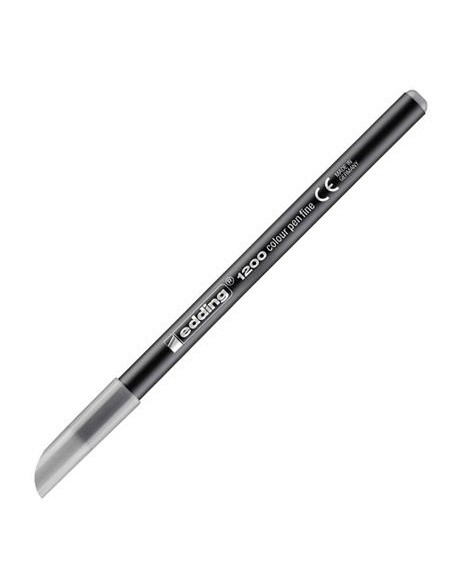 EDDING ROTULADOR PUNTA DE FIBRA 1200 PASTEL GRIS PLATA -10UD-