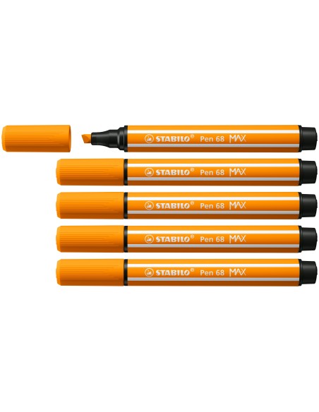 Pen 68 MAX rotulador Naranja 5 pieza(s)
